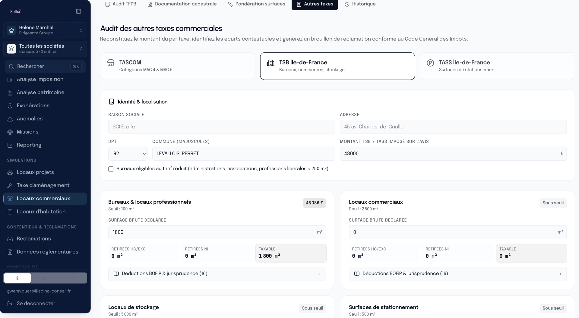 Solha — TSB, TASS, TASCOM
